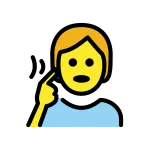 Deaf Person SVG Icon